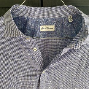 Long Sleeve Robert Graham Dress Shirt - 20 34/35 - abig & Tall